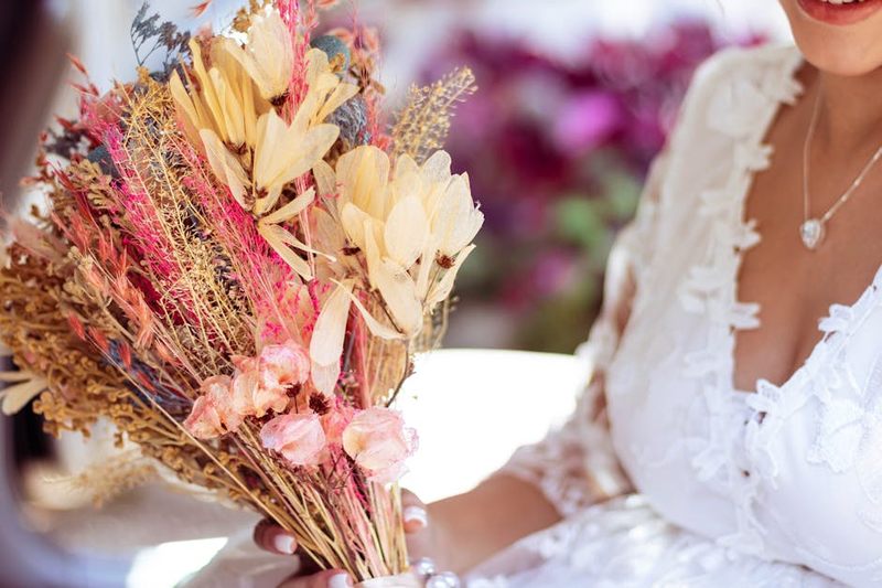 باقة الورد الجاف الفاخرة